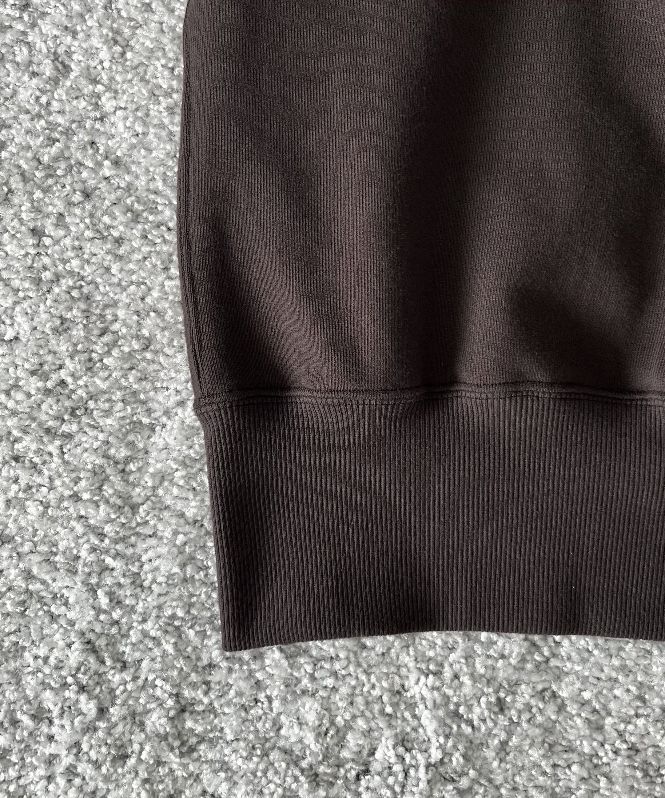 OLD FOLK HOUSE Plain sweatshirt "DARK BROWN"