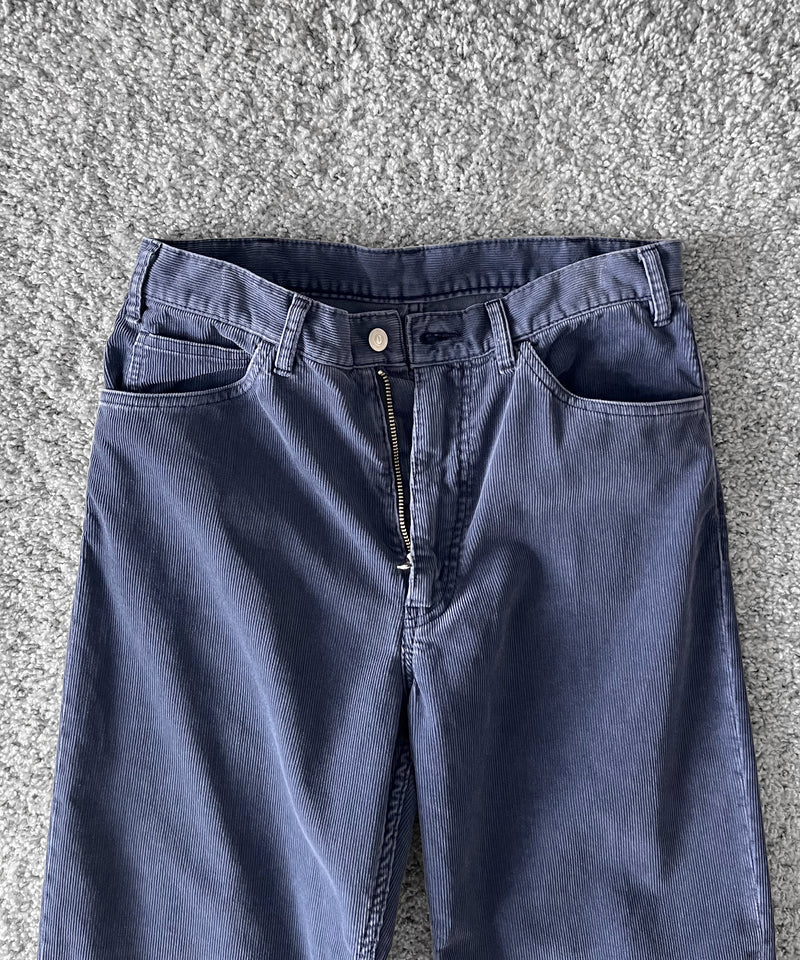 URU Cotton corduroy - 5pocket pants "BLUE"