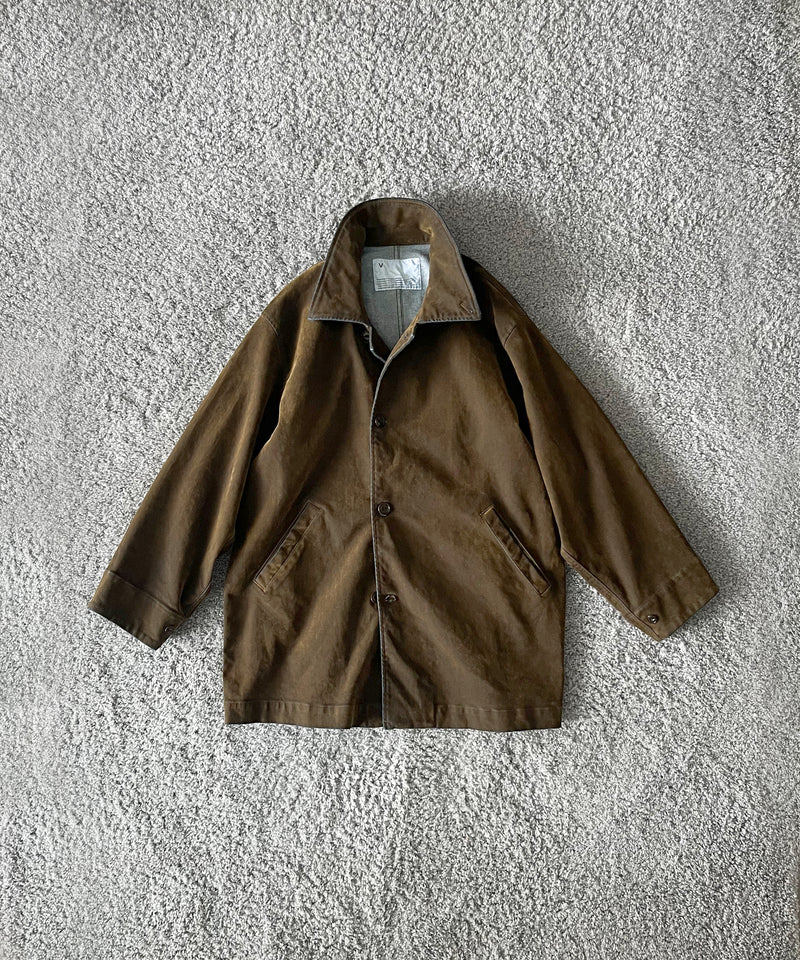 VOAAOV Flocky denim coverall jacket “RED”