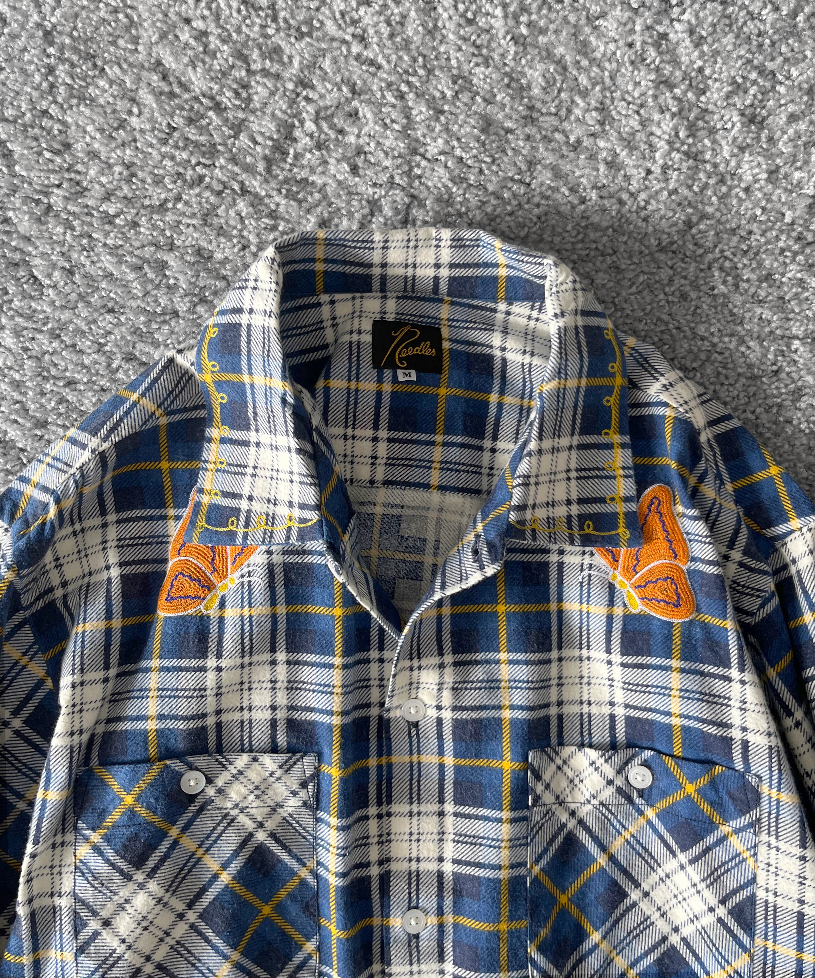 NEEDLES【ニードルズ】One-up shirt - printed flannel/plaid 