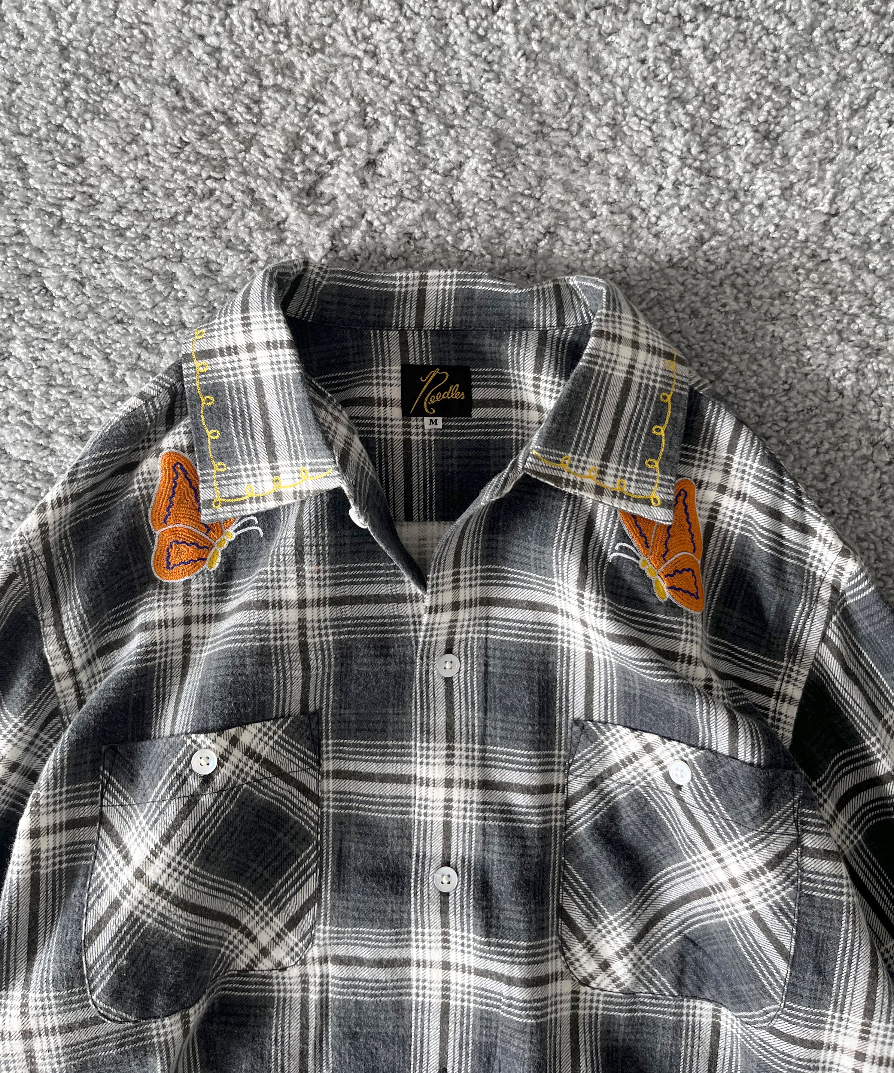 NEEDLES【ニードルズ】One-up shirt - printed flannel/plaid 