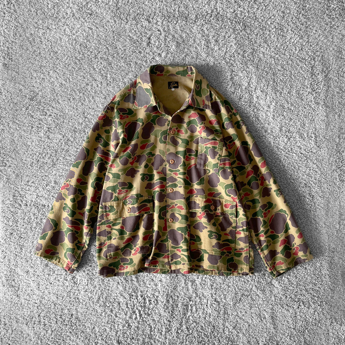 NEEDLES【ニードルズ】Military shirt jacket - camo twill 