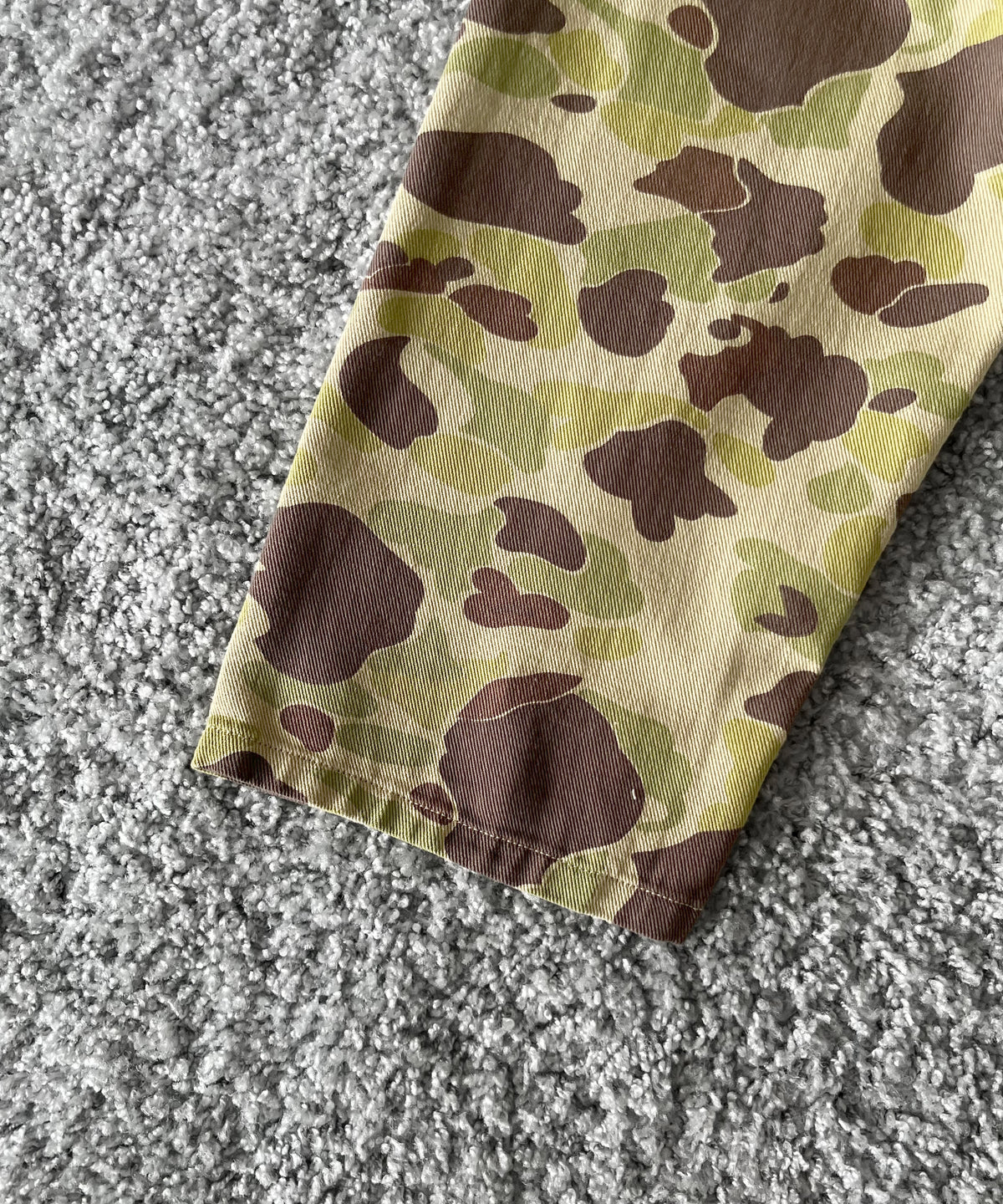 NEEDLES Military shirt jacket - camo twill "A-LT.GREEN"