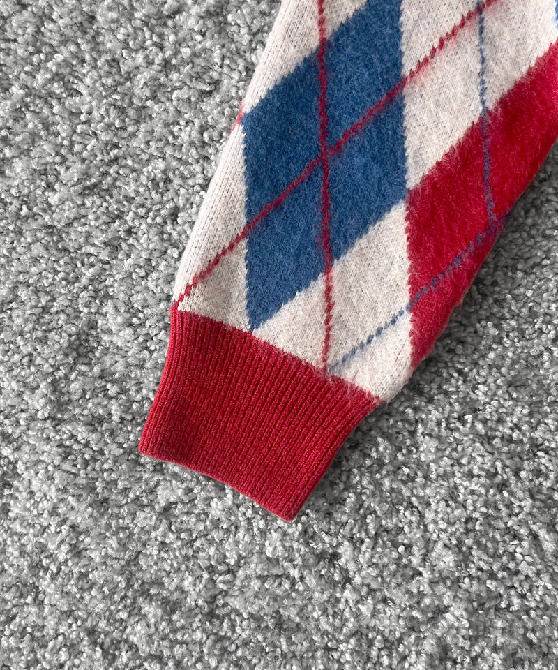 【Pre order】KAIKO Domestic knit polo cardigan "TRICO"