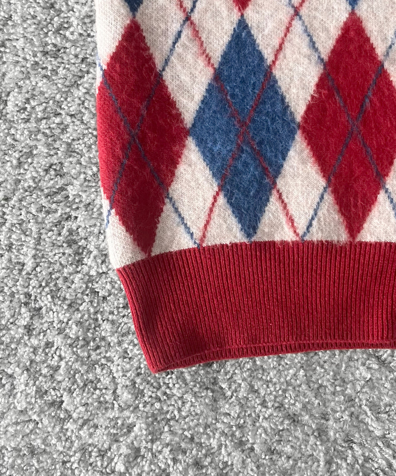 【Pre order】KAIKO Domestic knit polo cardigan "TRICO"
