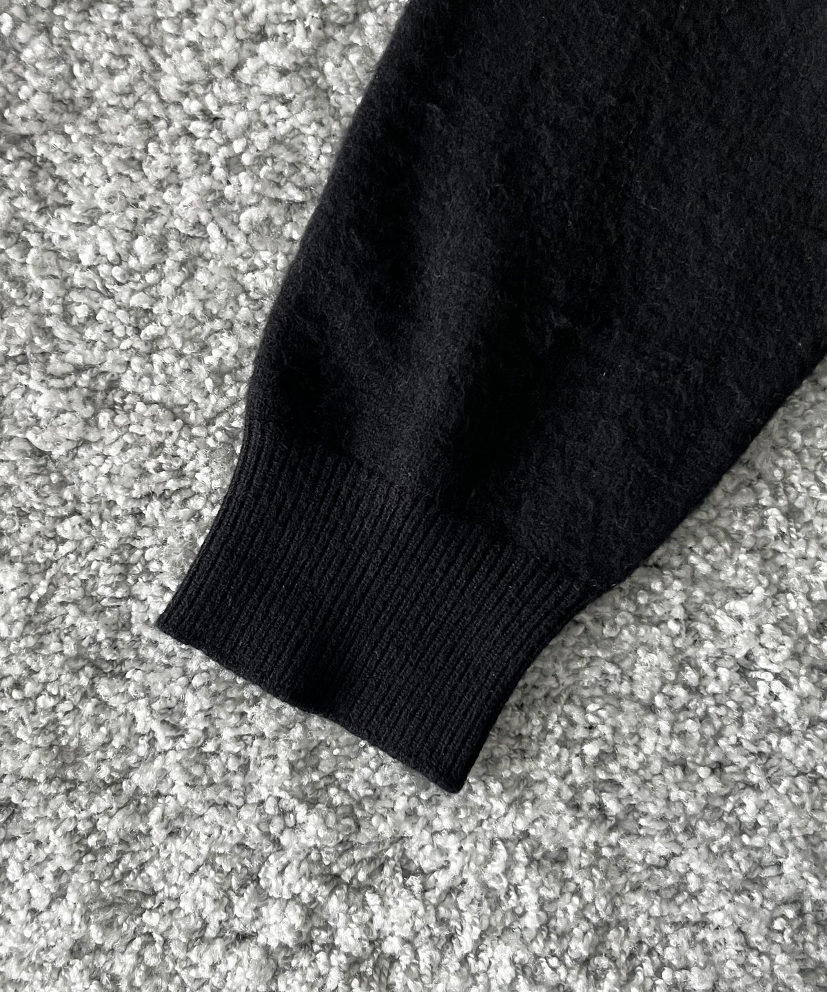 【Pre order】KAIKO Antistasic polo cardigan "BLACK"