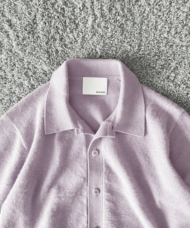 【Pre order】KAIKO Antistasic polo cardigan "L.PURPLE"