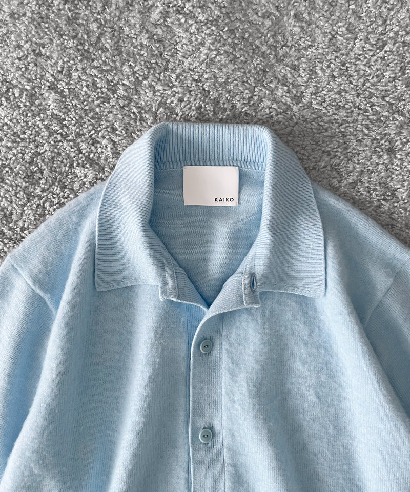 【Pre order】KAIKO Antistasic polo cardigan "L.BLUE"