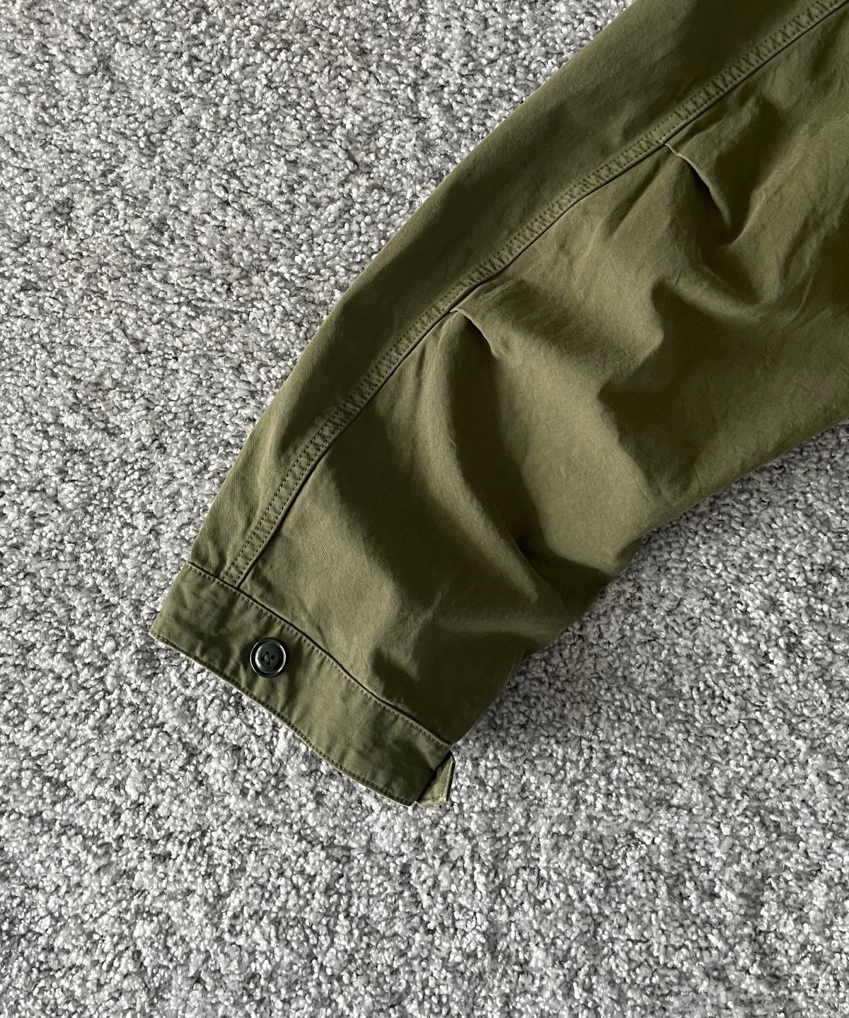 URU Organic compact chino - m-51 short blouson "D.KHAKI"