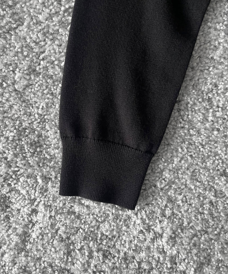 FRED PERRY Classic v neck jumper "BLACK"