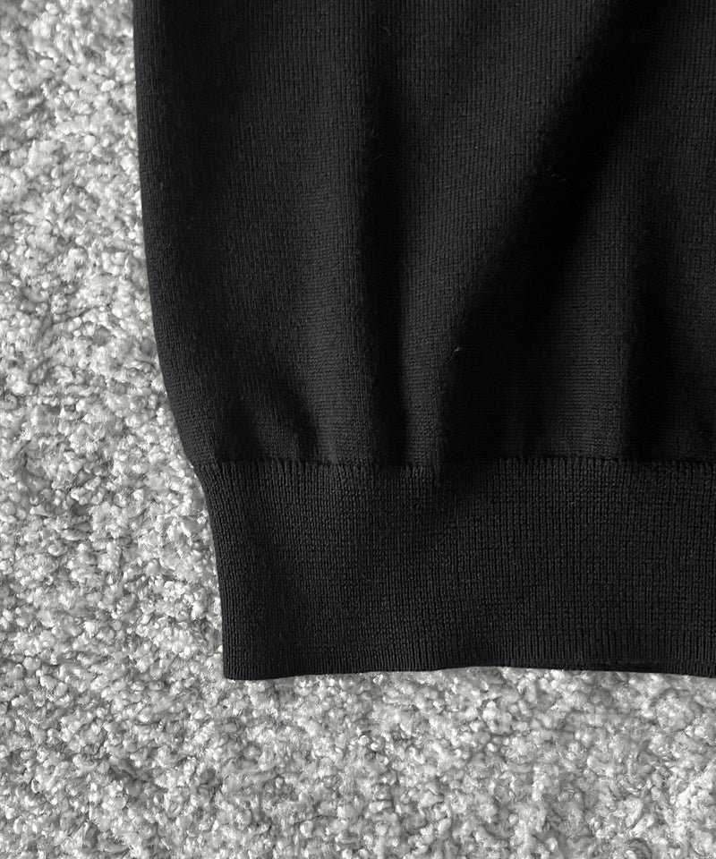 FRED PERRY Classic v neck jumper "BLACK"