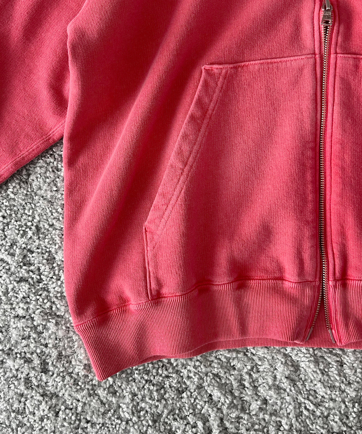 URU Zip up sweat "RED"