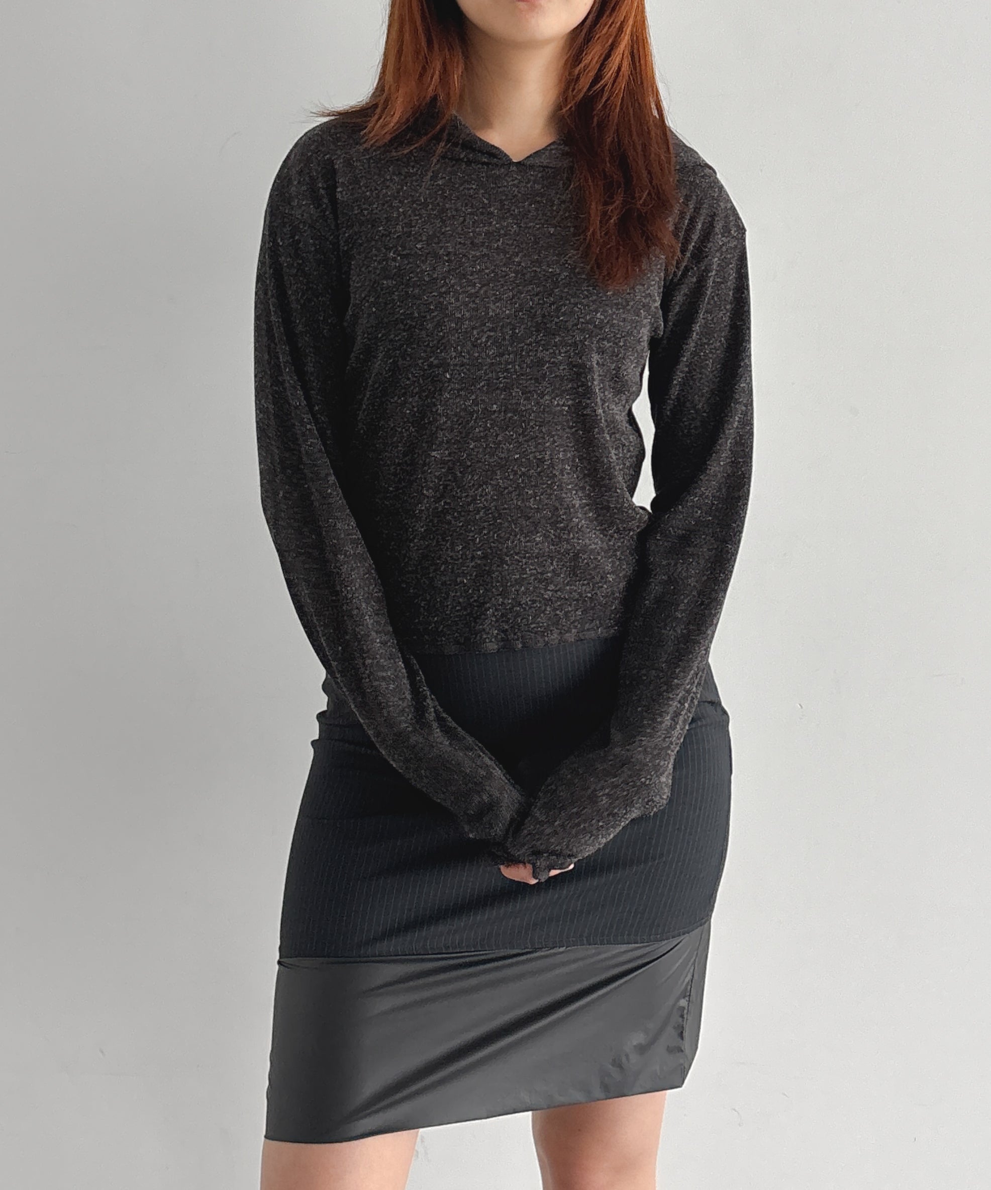 KAIKO Rib hoodie 0,1 "O.WHITE"