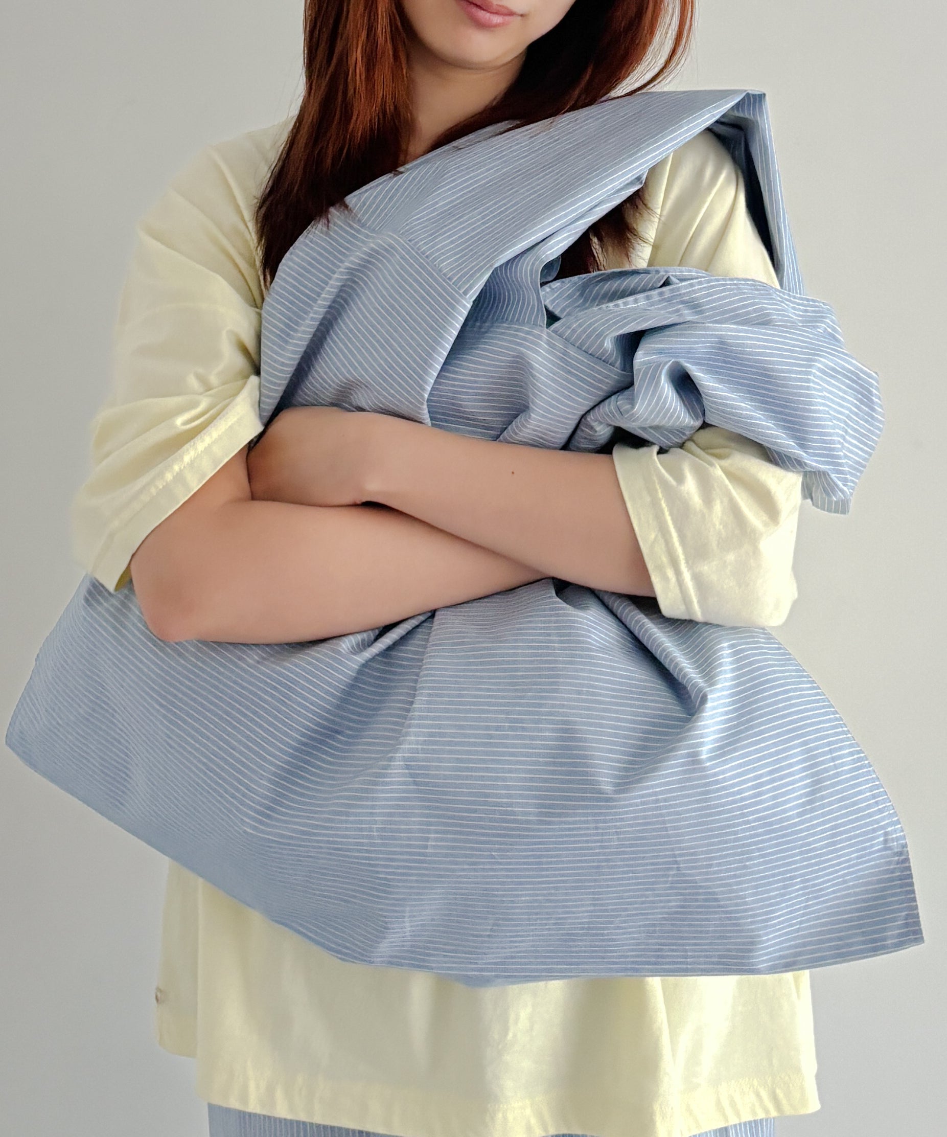 Baserange Hale bag "BLUE STRIPE"