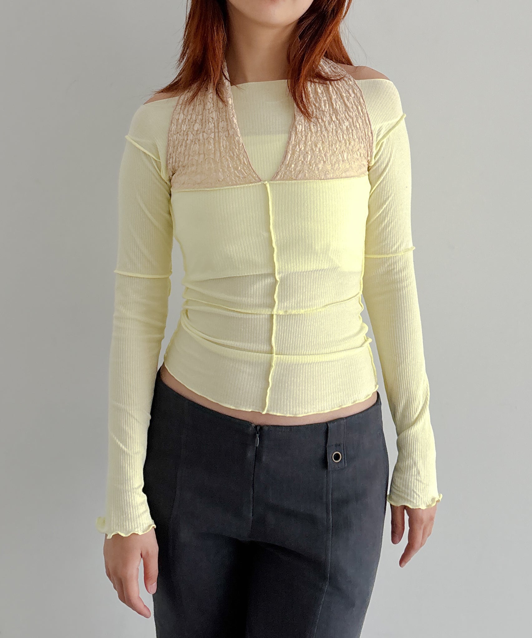 Baserange Husk long sleeve tee "IGUACULIME"