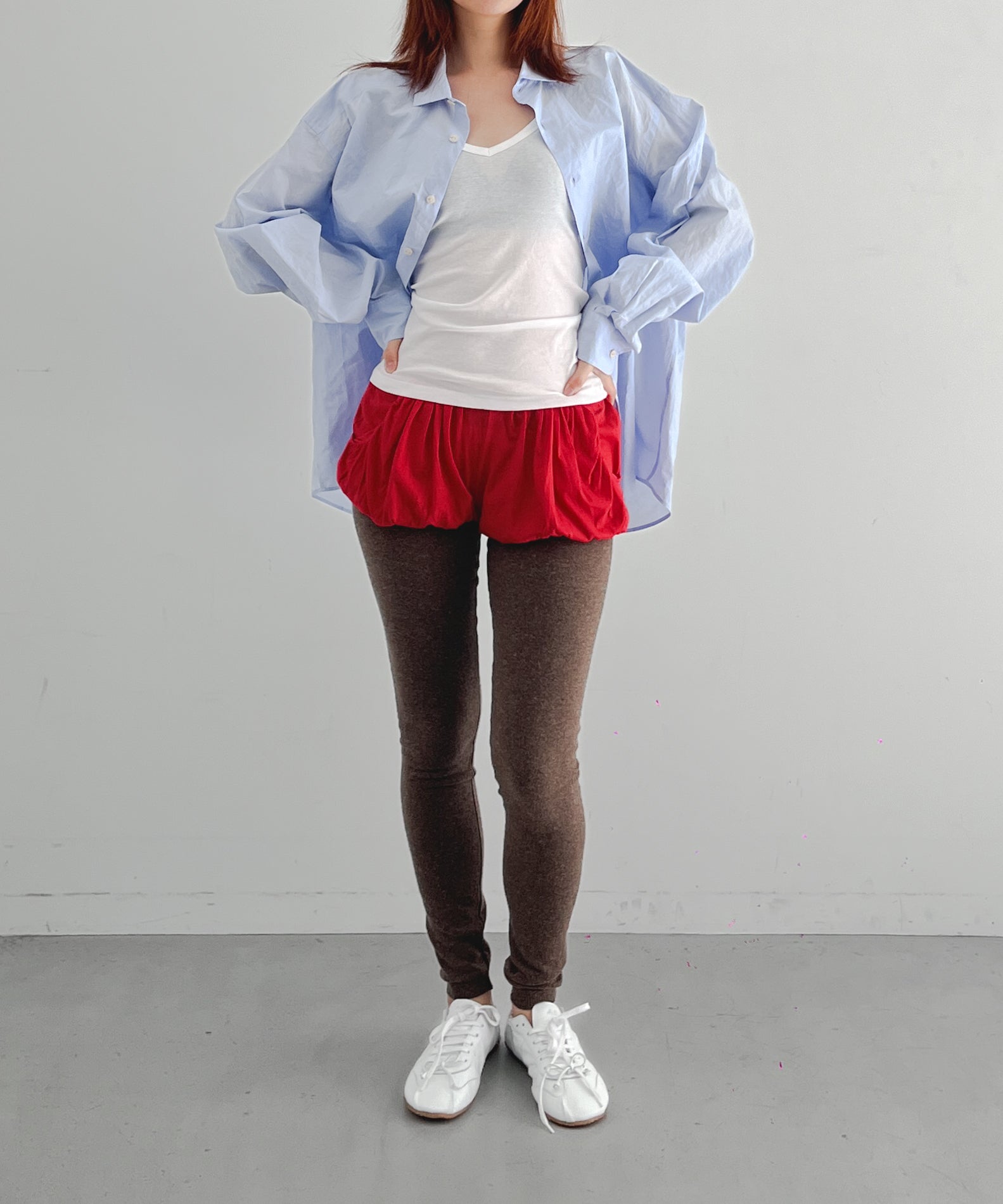 Baserange Claude shirt "SAX BLUE"