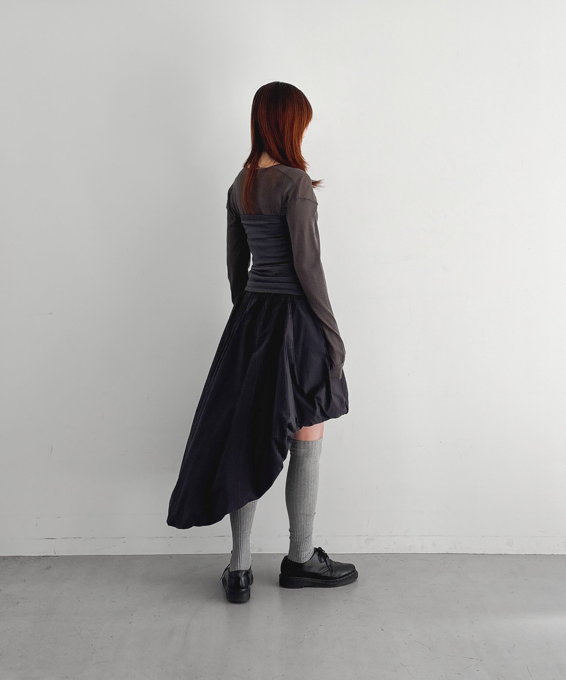 Paloma パロマ　Back Slit ロングスカート　ブラック Paloma Wool【パロマウール】fanquir 