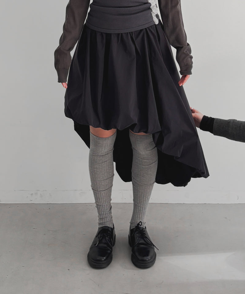 Baserange Overknee socks "GREY MELANGE"