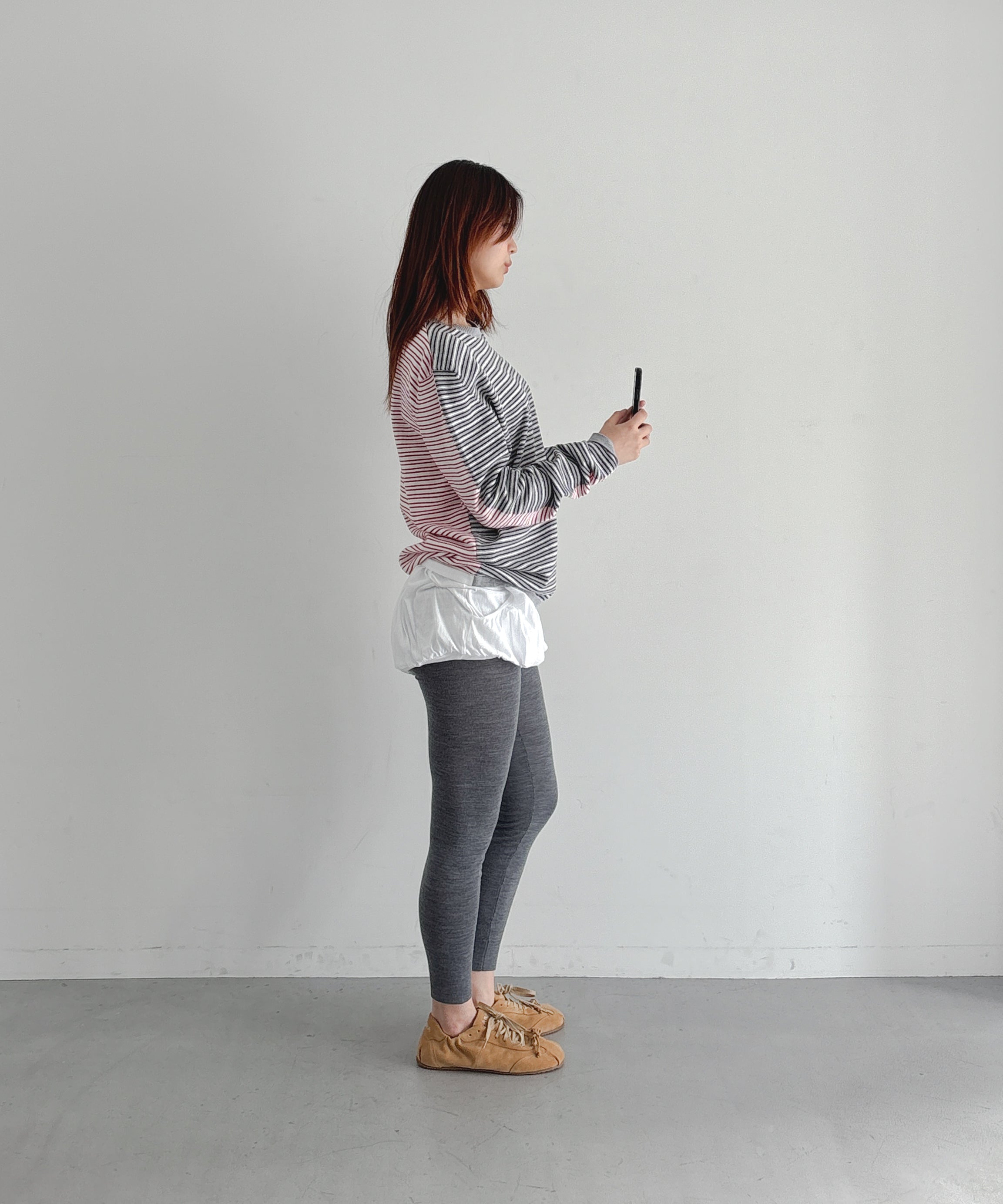 Gimaguas Pablo stripes jumper "GREY-PINK"