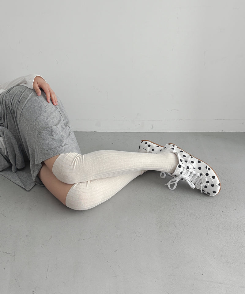Baserange Overknee socks "UNDYED"