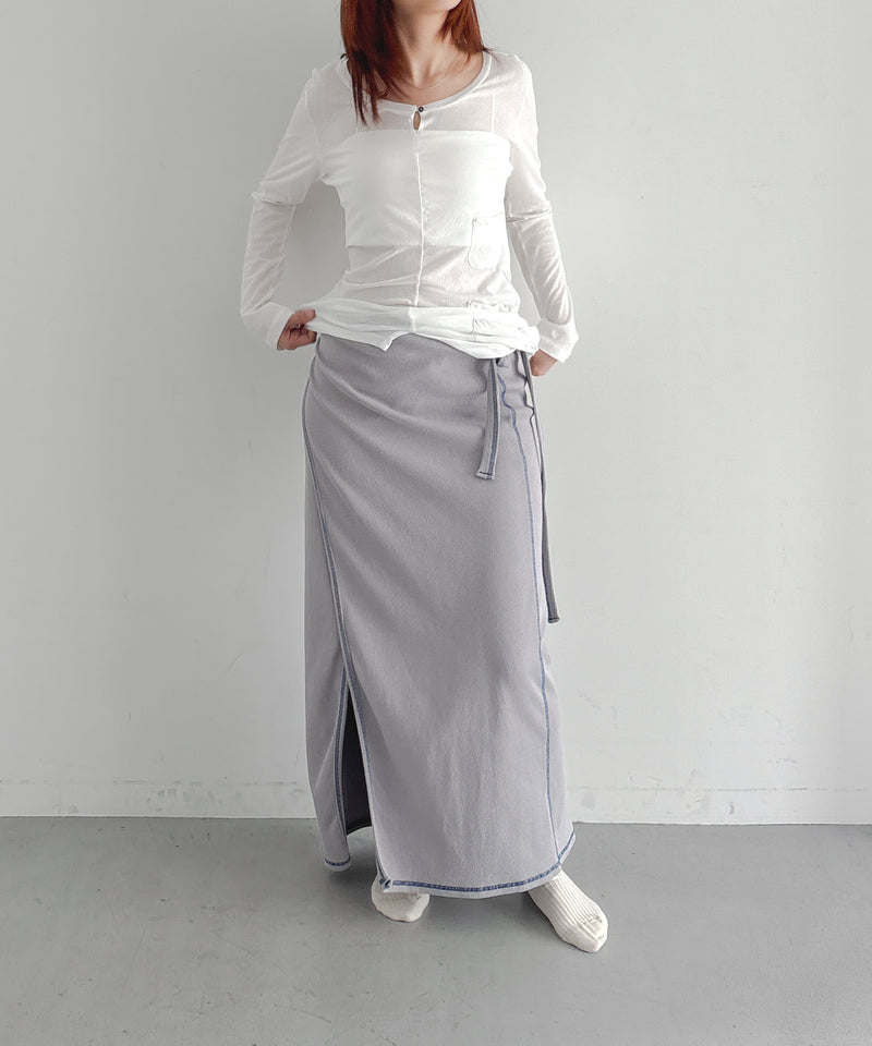 ULIKASANCTUS 3-pocket t shirt "WHITE"