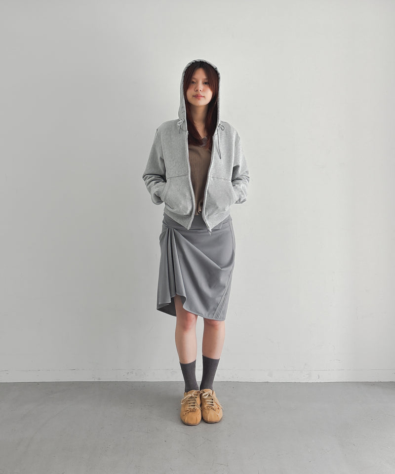 KAIKO Double zip parka "TOP GRAY"