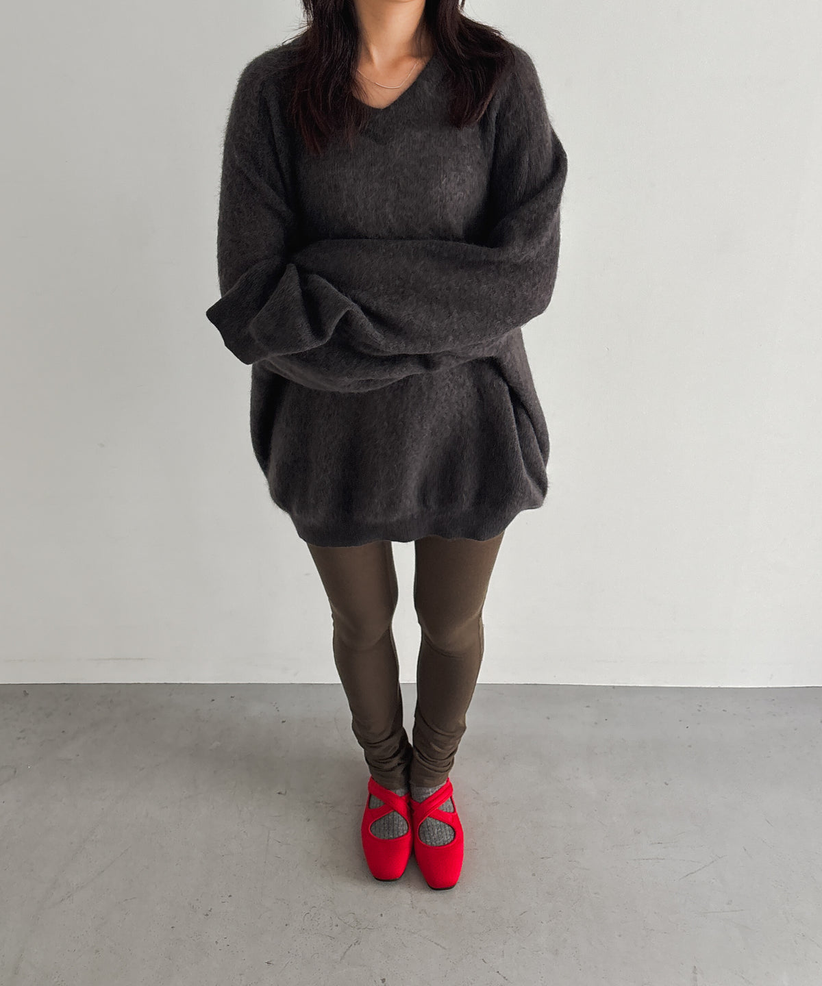 ULIKASANCTUS Panneled leggins "DEEP OLIVE"