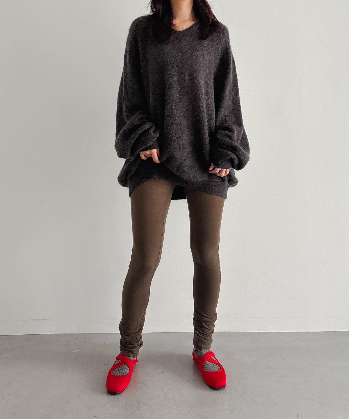 ULIKASANCTUS Panneled leggins "DEEP OLIVE"