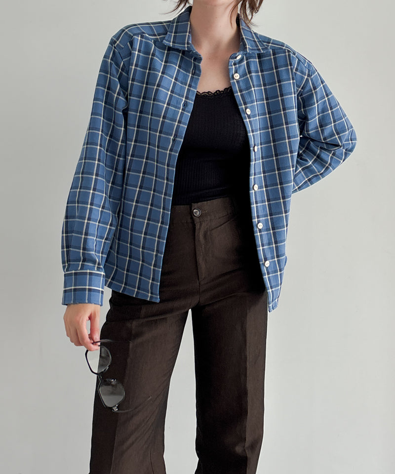 Baserange Bent shirt "EUREKA PLAID"