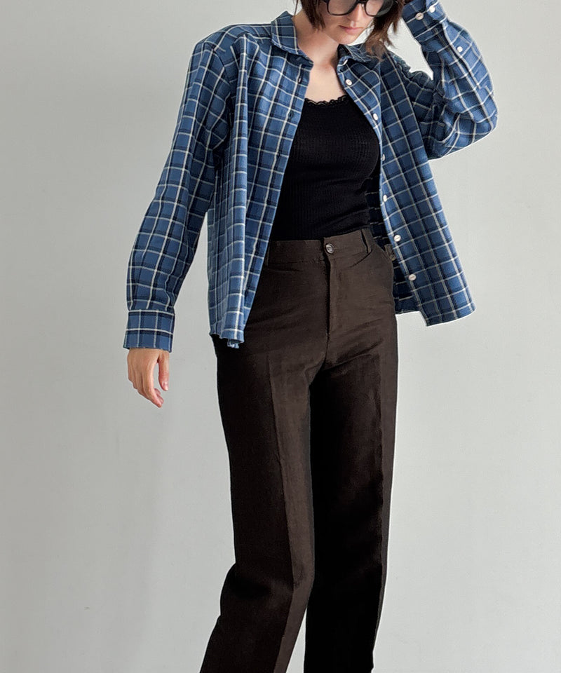 Baserange Bent shirt "EUREKA PLAID"