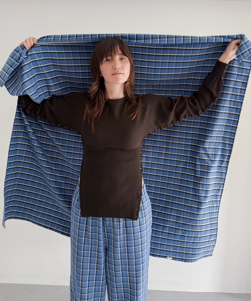 Baserange Snell scarf "EUREKA PLAID"