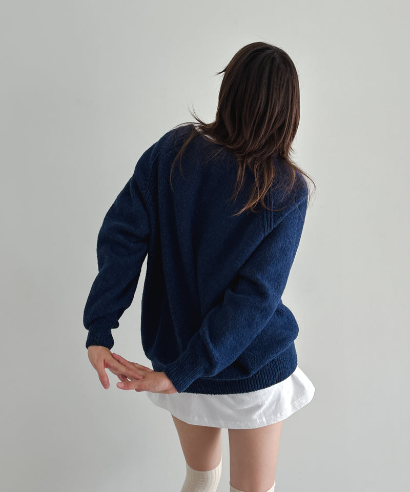 Baserange Soar v neck "CAP NORD BLUE"