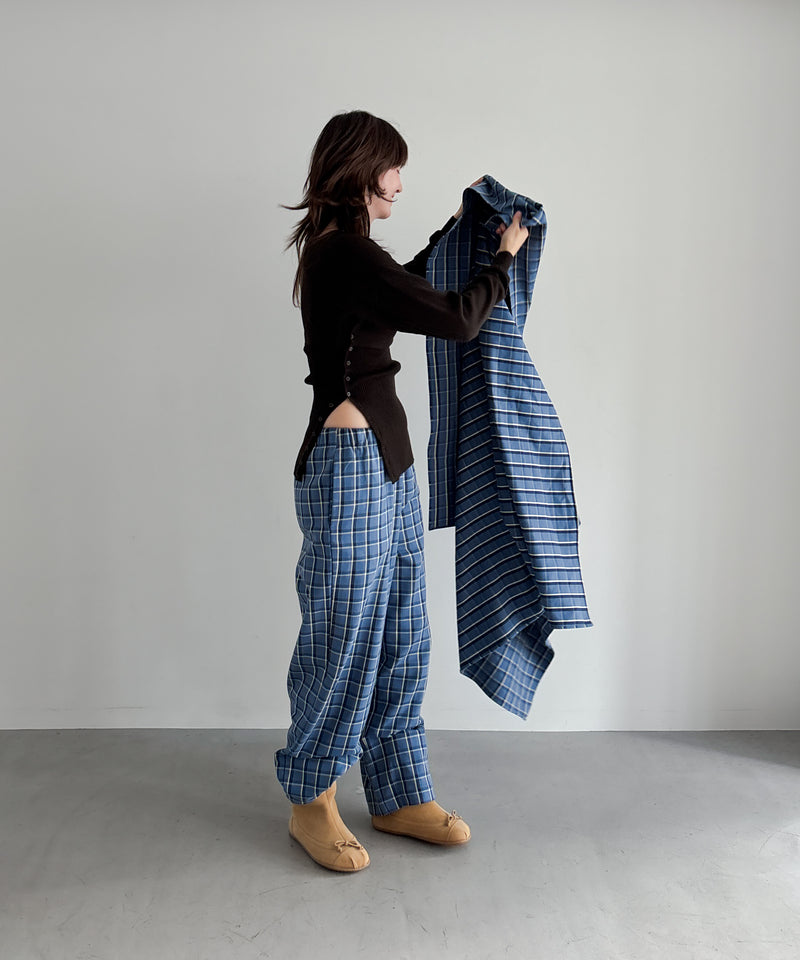 Baserange Snell scarf "EUREKA PLAID"