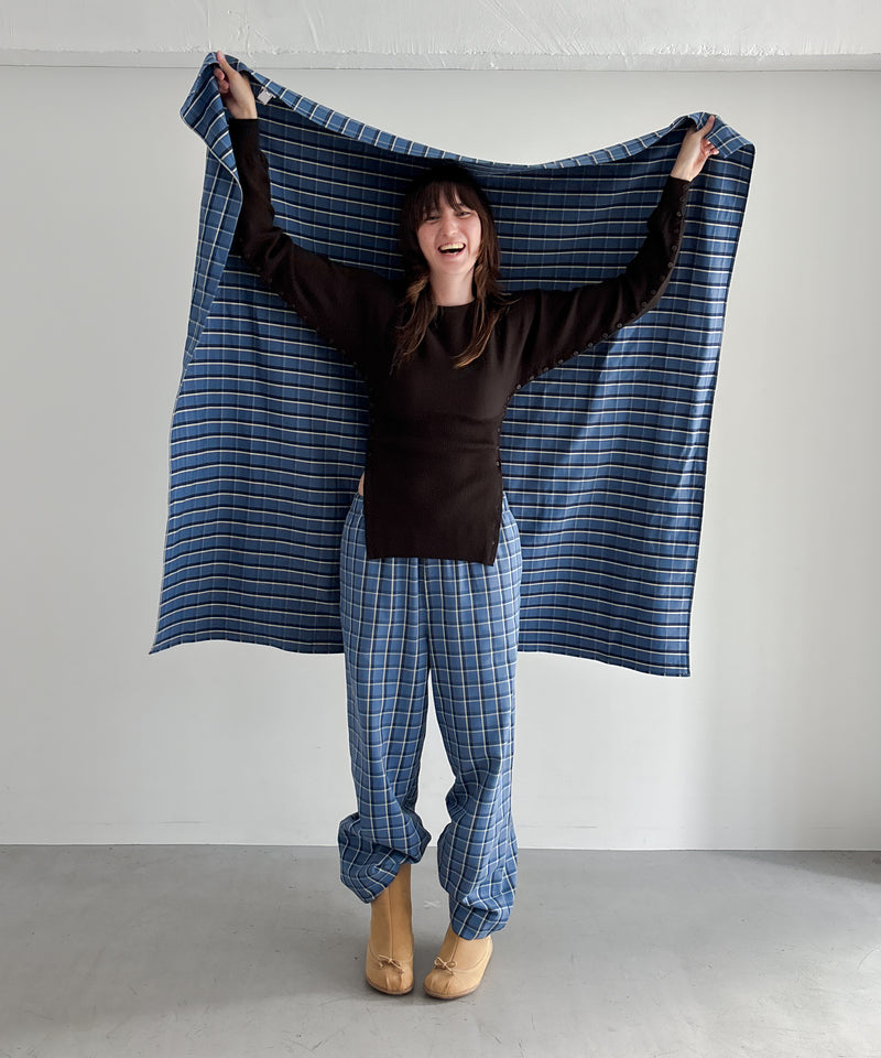 Baserange Snell scarf "EUREKA PLAID"