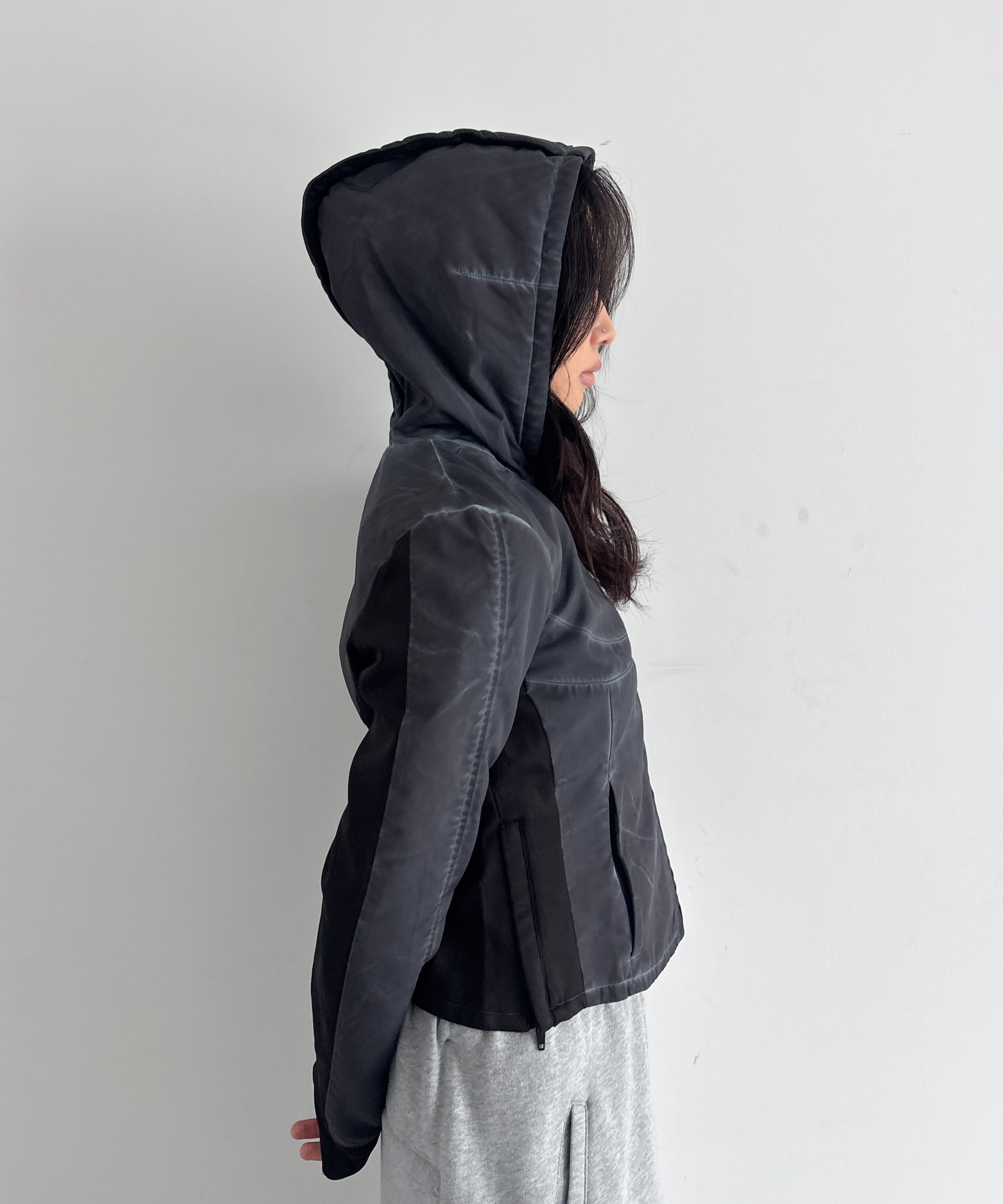 LOADINGROOM【ローディングルーム】Fur hoodie zip jacket 