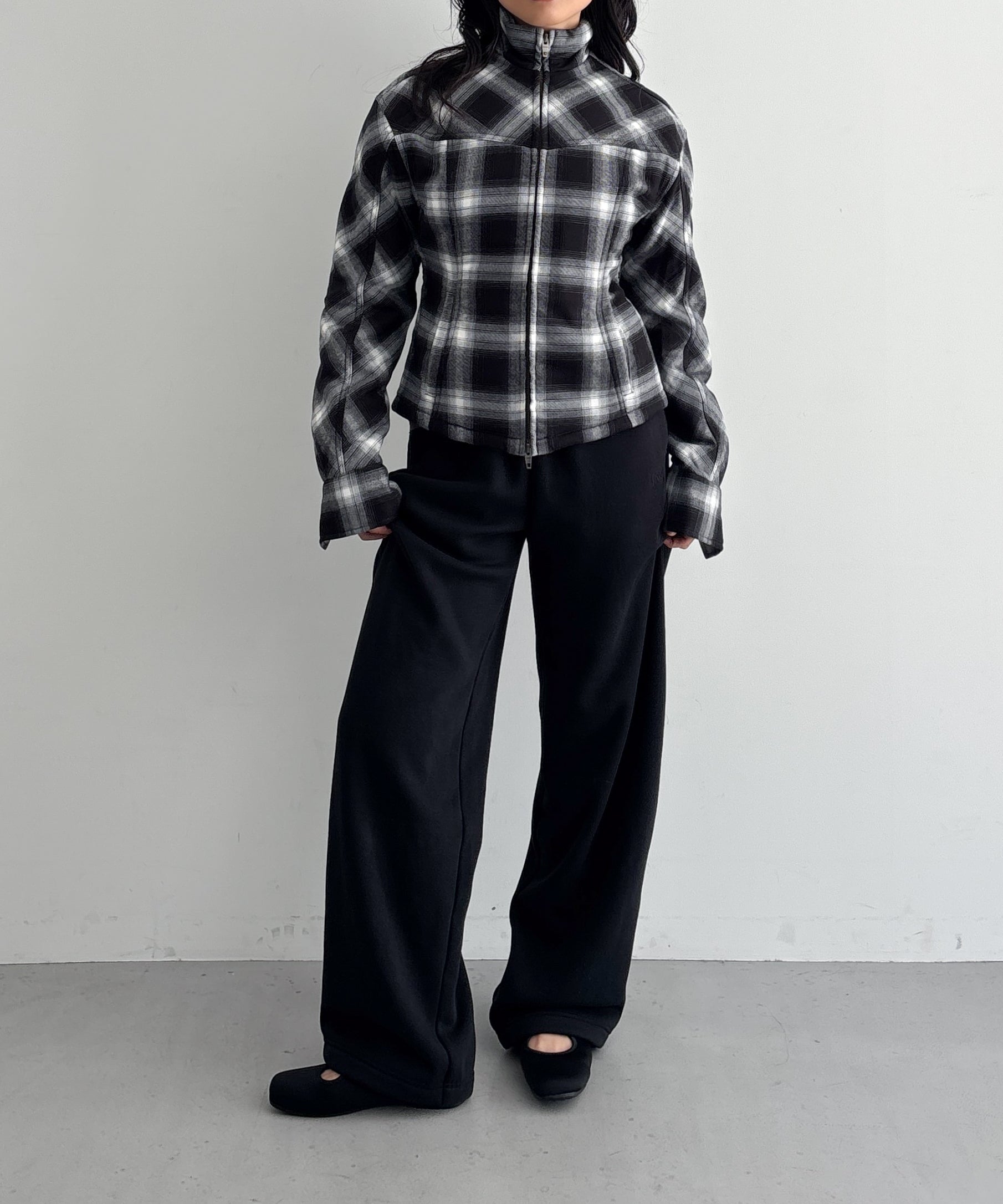LOADINGROOM Padded shirt jacket "BLACK"