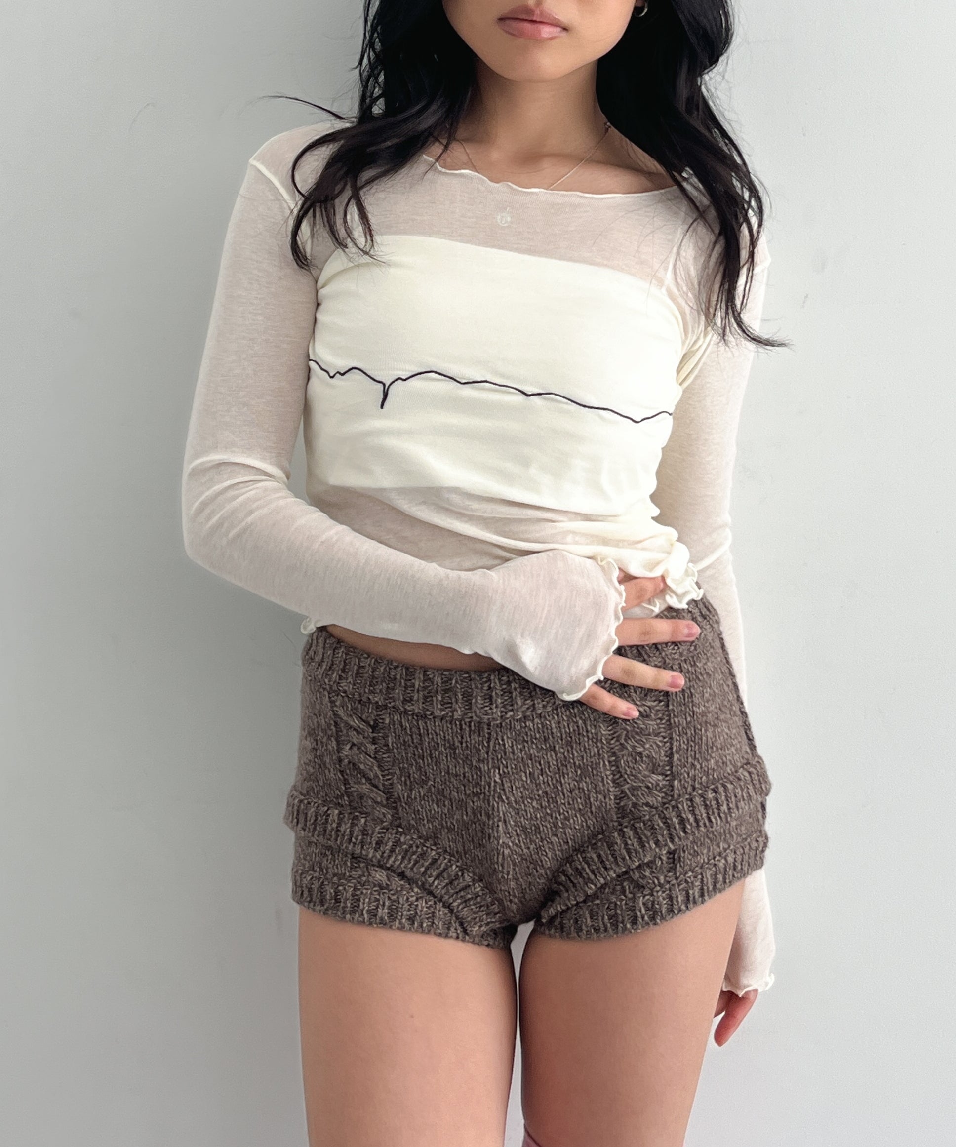 Baserange Tabbys star long sleeve "UNDYED"