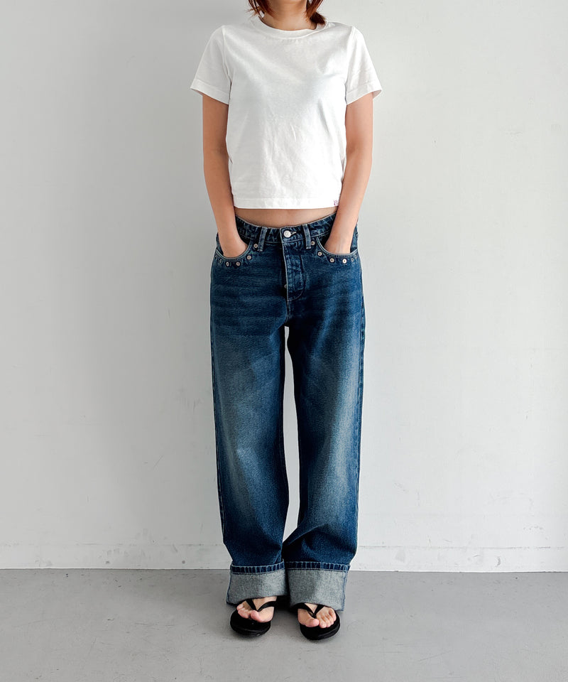 FAX COPY EXPRESS Vintage label fitted tee "WHITE"