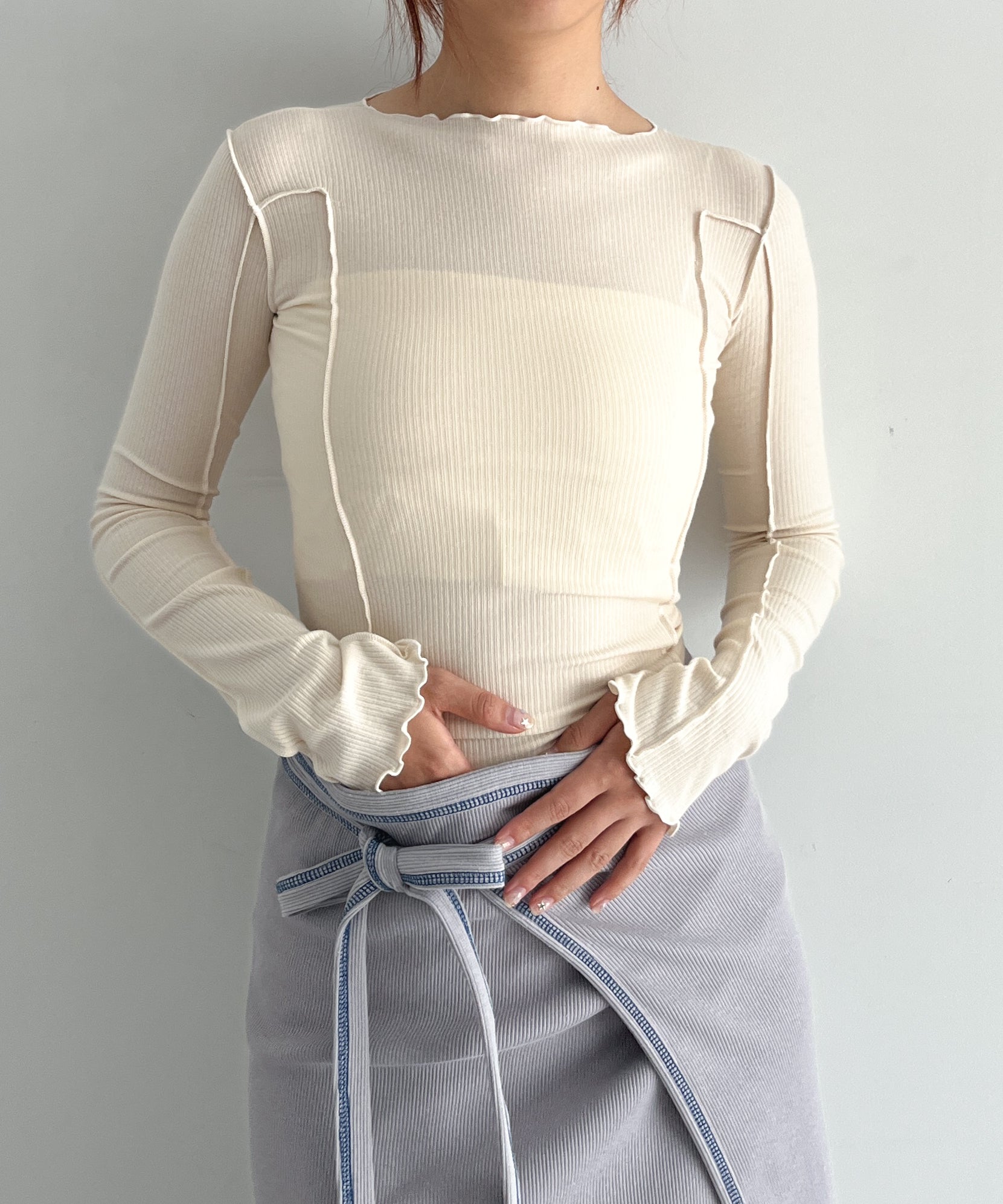 Baserange Omato long sleeve "OFF WHITE"