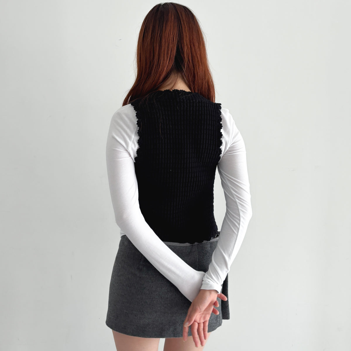 GANNI ガニー　トップス　黒 Ganni【ガニー】Cotton textured lace top 