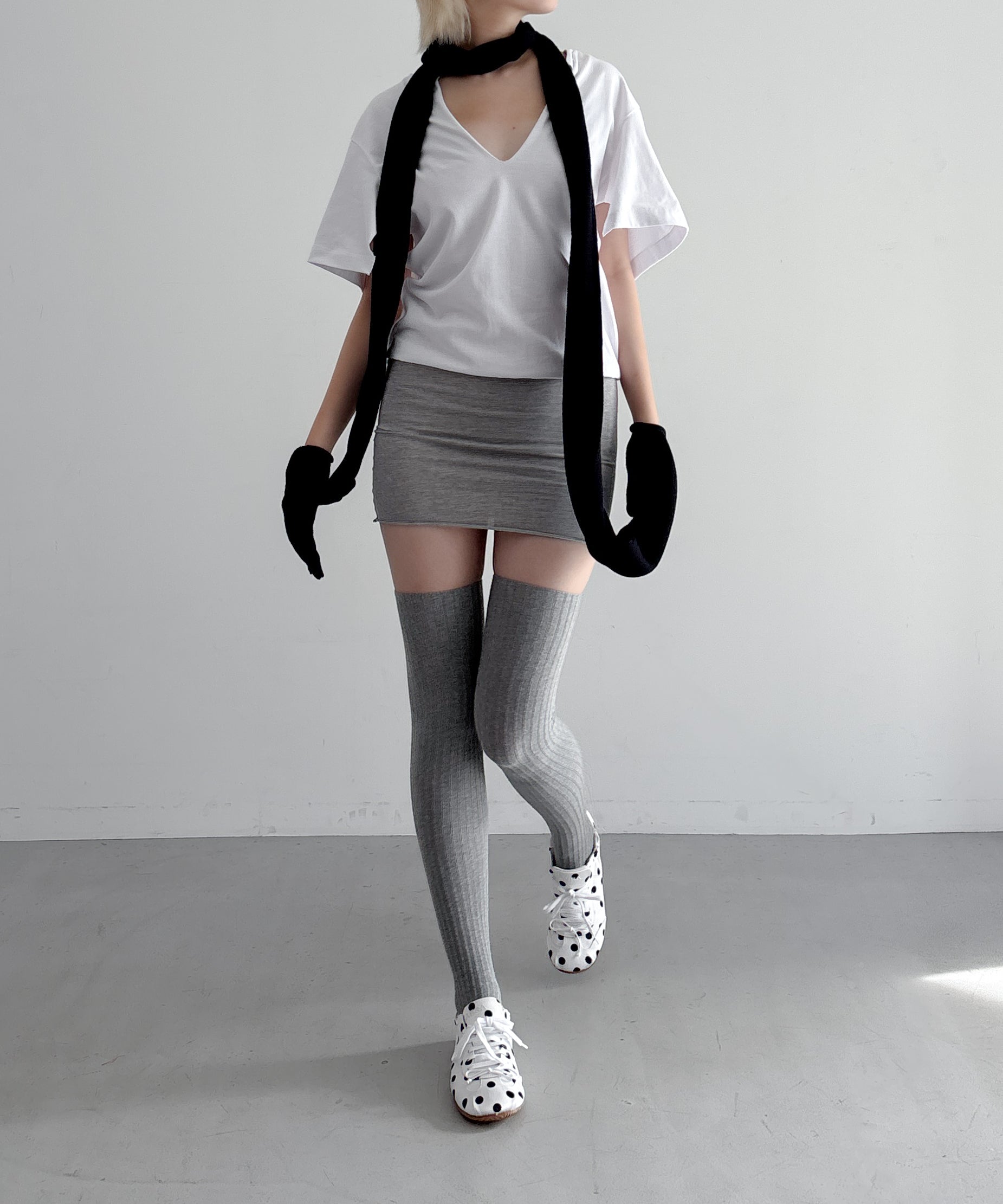 Gimaguas Alina t-shirt "WHITE-GREY"