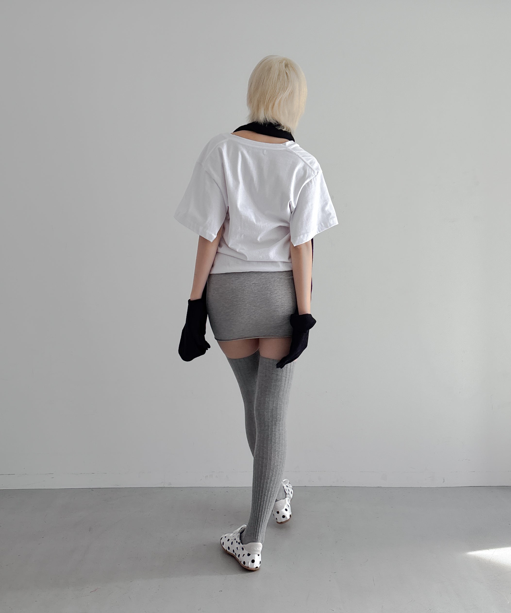 Gimaguas Alina t-shirt "WHITE-GREY"