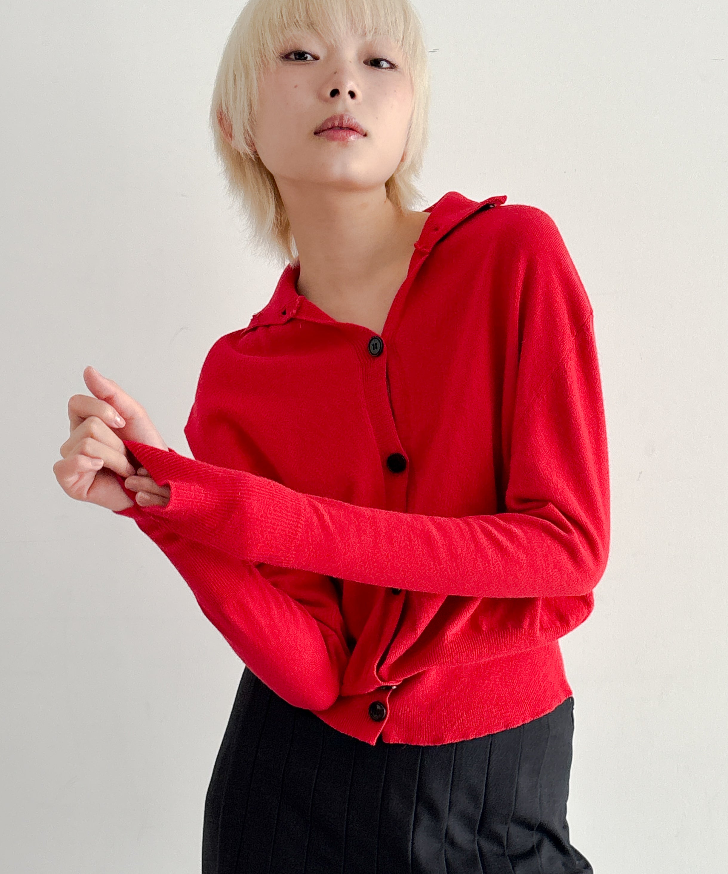 Gimaguas Mambo cardigan "RED"