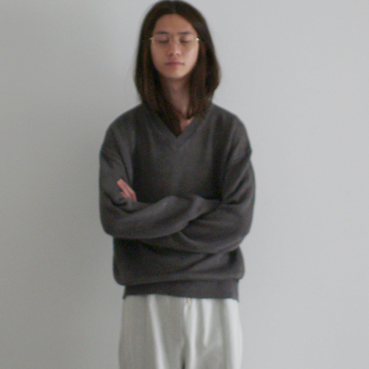 exclusive】crepuscule【クレプスキュール】l-g v/n linen p/o