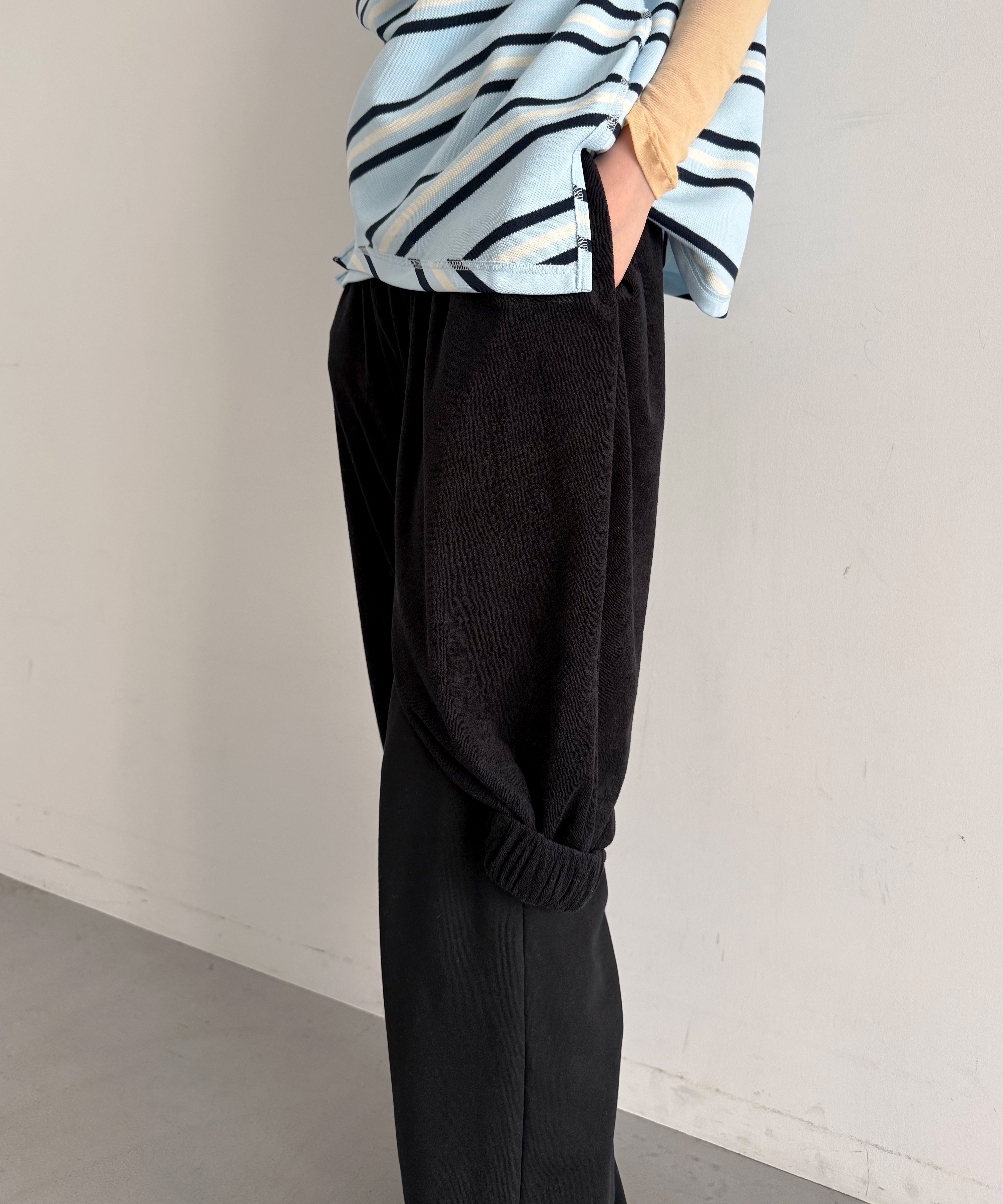 NATASHA ZINKO Aftercare joggers "BLACK"