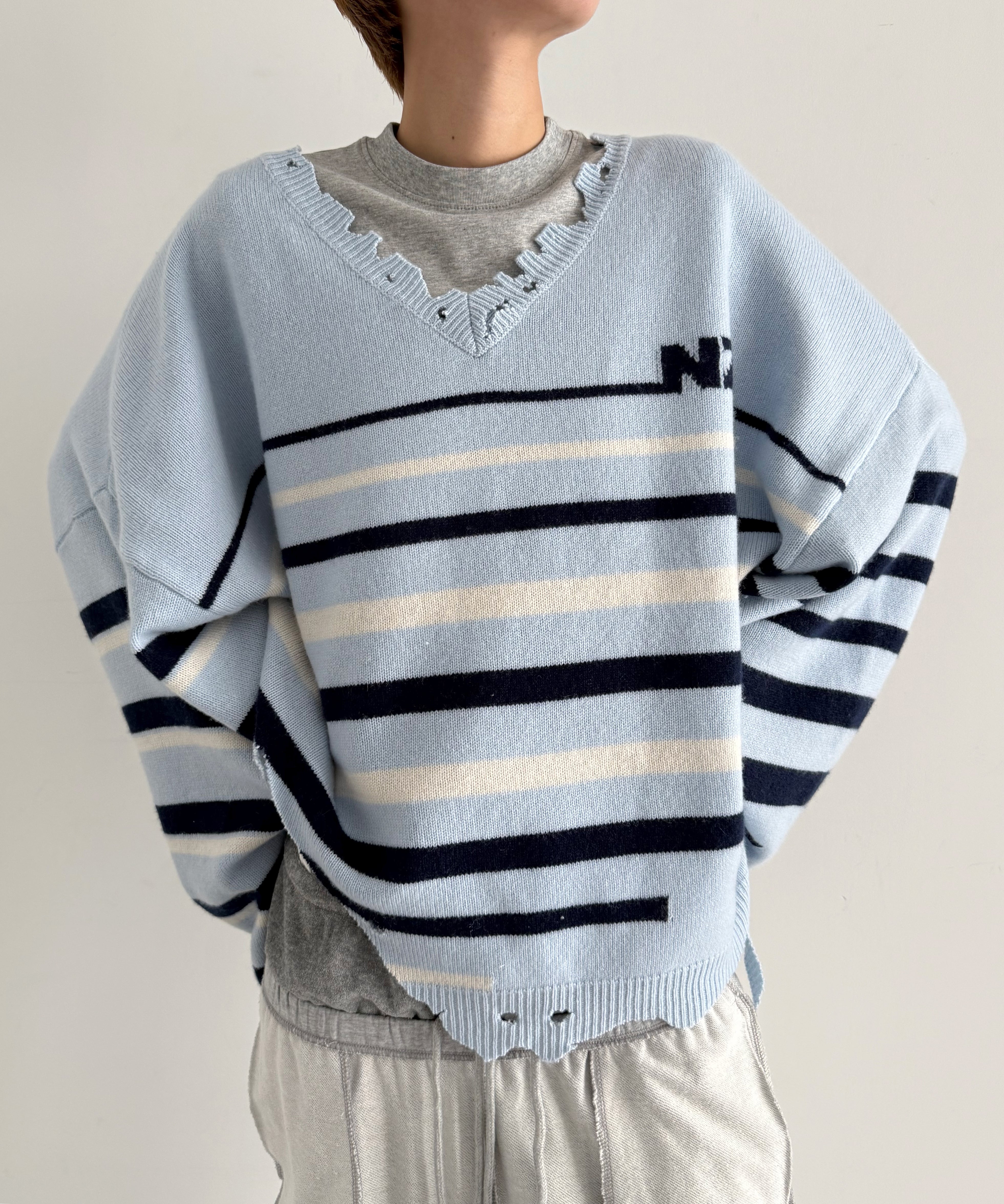 NATASHA ZINKO Knitted jumper "MULTICOLOUR"