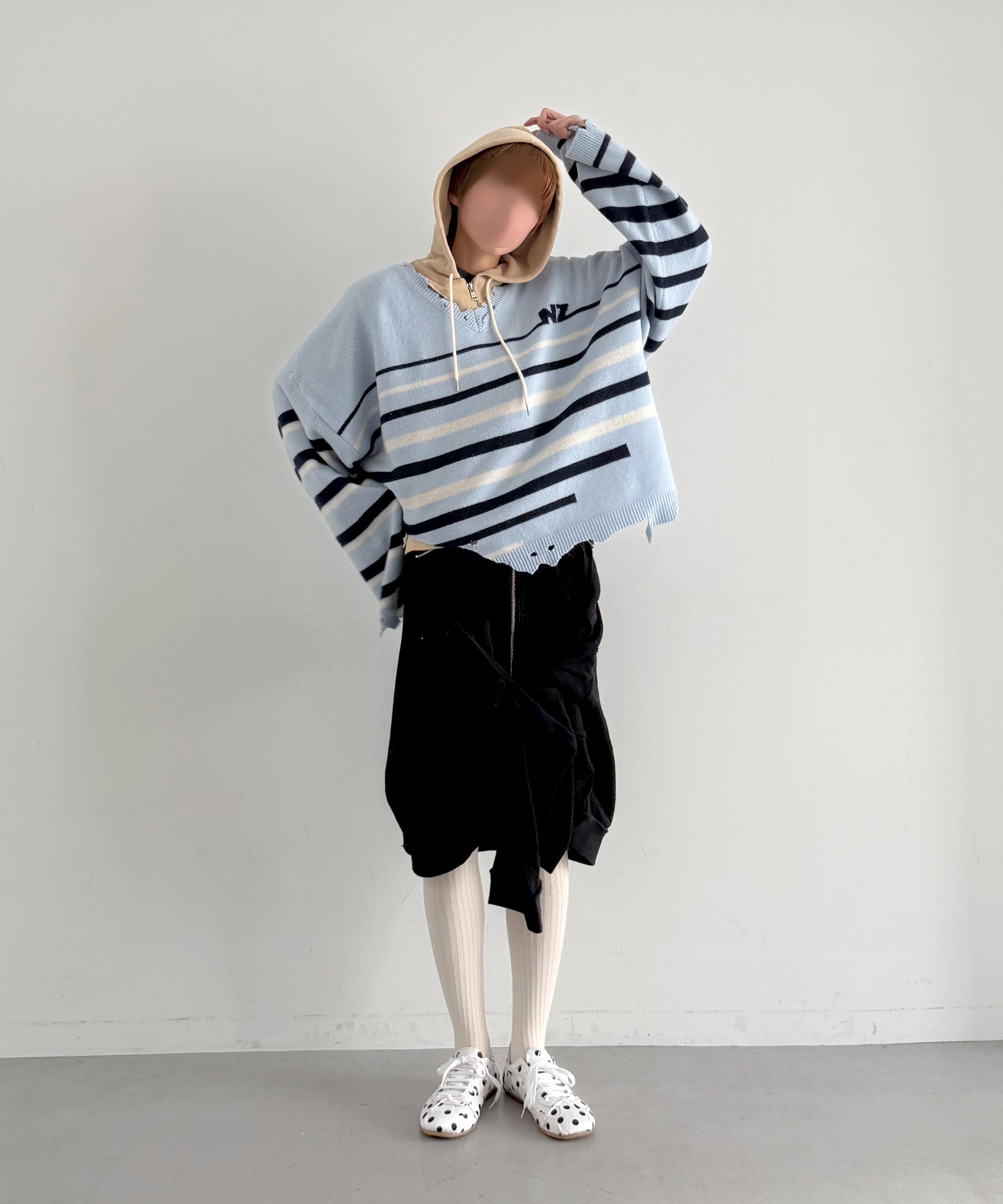 NATASHA ZINKO Knitted jumper "MULTICOLOUR"