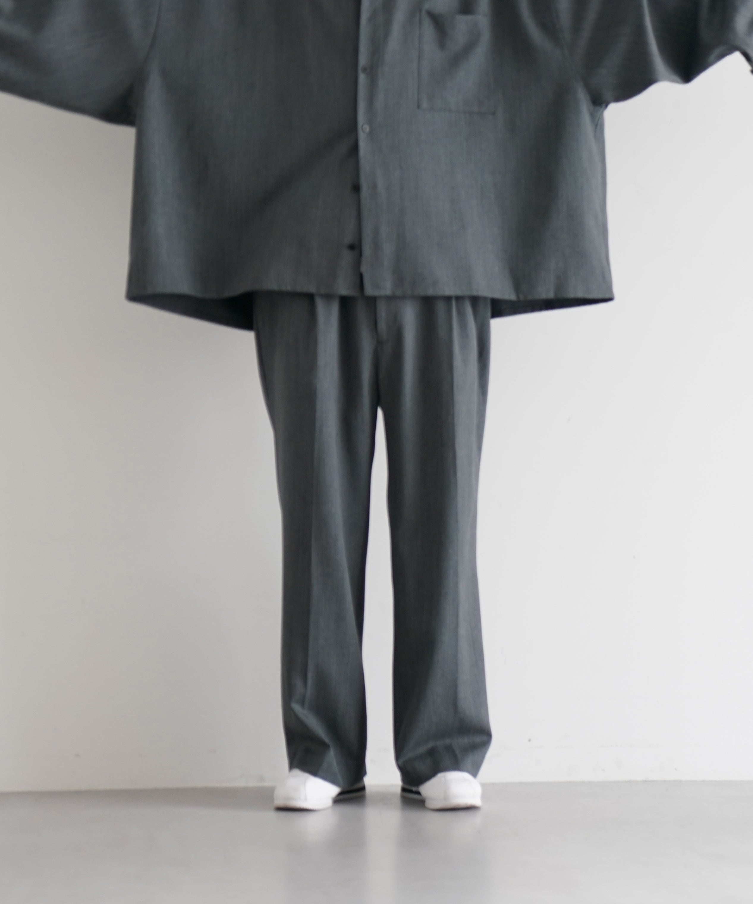 WHOWHAT 【フーワット】【EXCLUSIVE】5x shirt〈short length