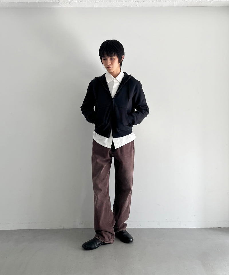 KAIKO Double zip parka "BLACK"