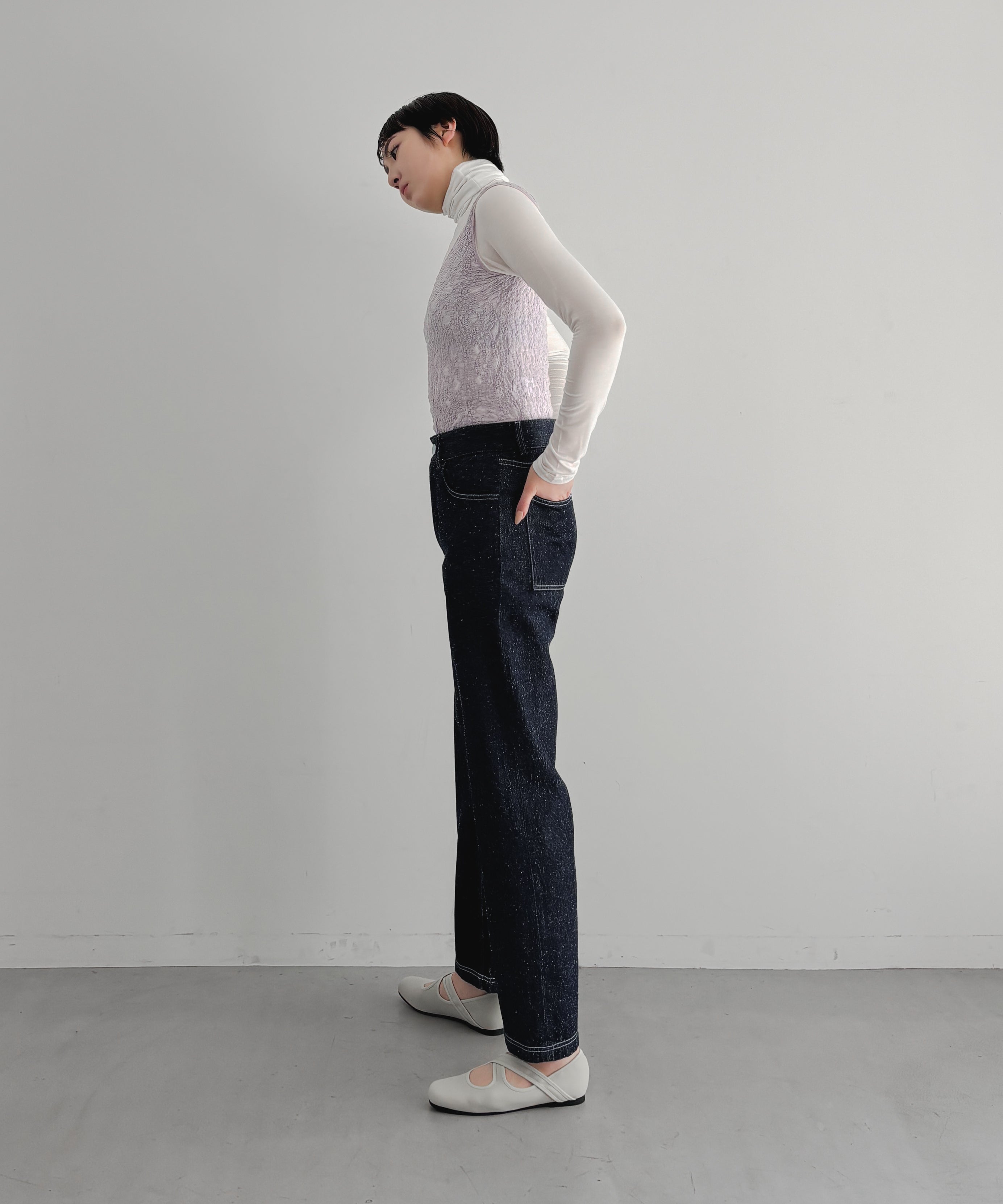 Baserange Tajo pants women "INDIGO BLUE"